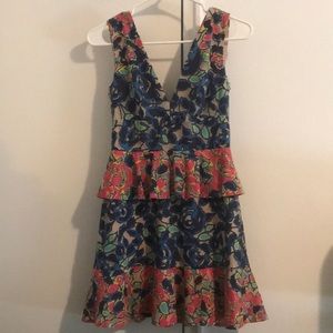 Floral cocktail dress